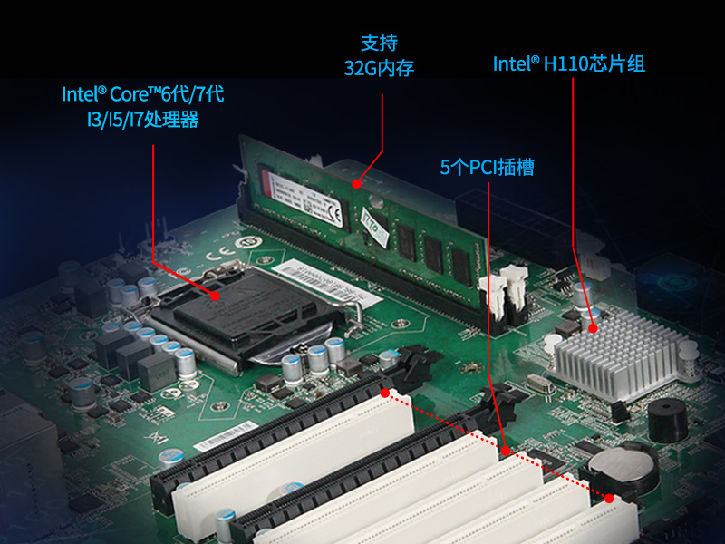 东田酷睿6代工业电脑|4U工控机|DT-610L-WH110MA排行榜