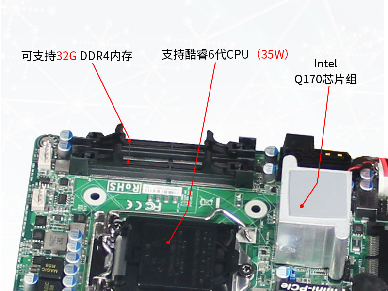 嘉兴东田工控主机|嵌入式6串口6USB工业电脑|DTB-3042-Q170排行榜