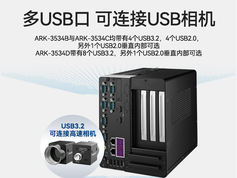 廊坊研华原装工控机|无人驾驶智能交通工控电脑|ARK-3534B品牌